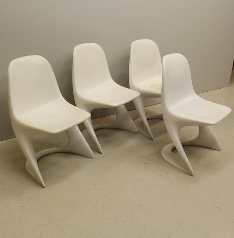 Alexander Begge Chairs, Germany, 4 plastic