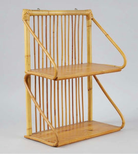 Small shelf rattan 50s